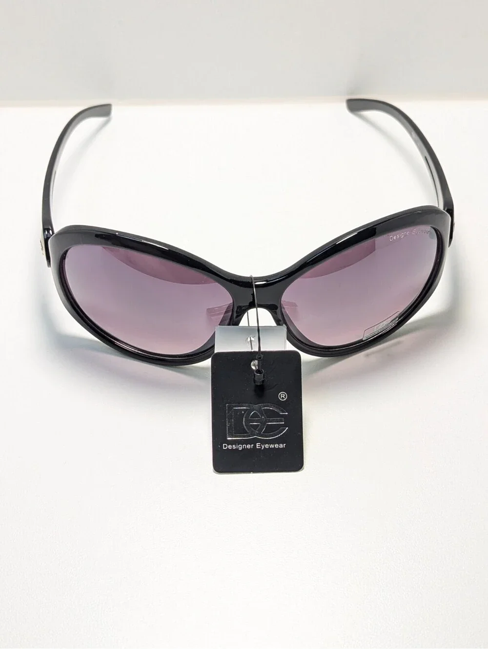 Designer Eyewear Purple UV Black Oversized Cat Eye Women’s Fashion Sunglasses